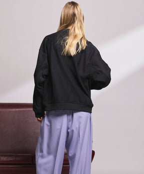 Crew Neck Prime-Over Pullover Sweatshirt