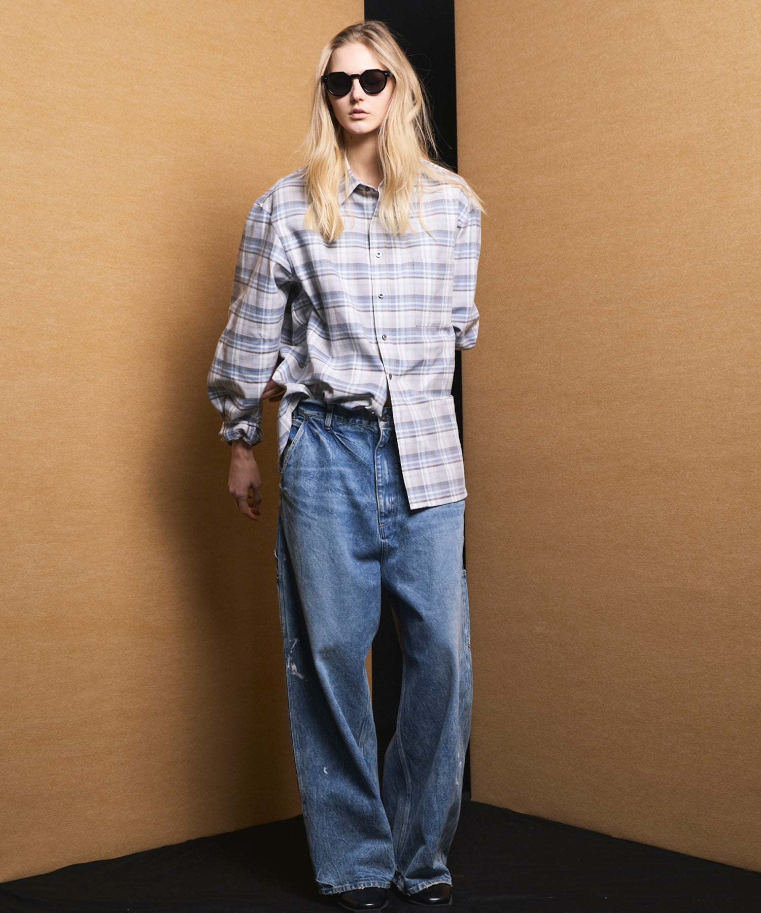 [26SS 预购] 花朵拼布复古休闲运动裤