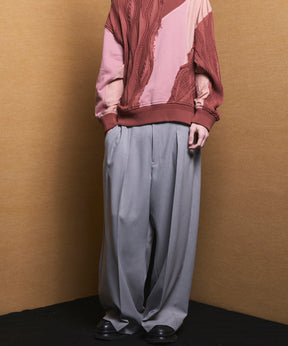 4 Colors Chambray Washable Wool Peaked Lapel Double Breasted Jacket