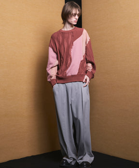 4 Colors Chambray Washable Wool Peaked Lapel Double Breasted Jacket