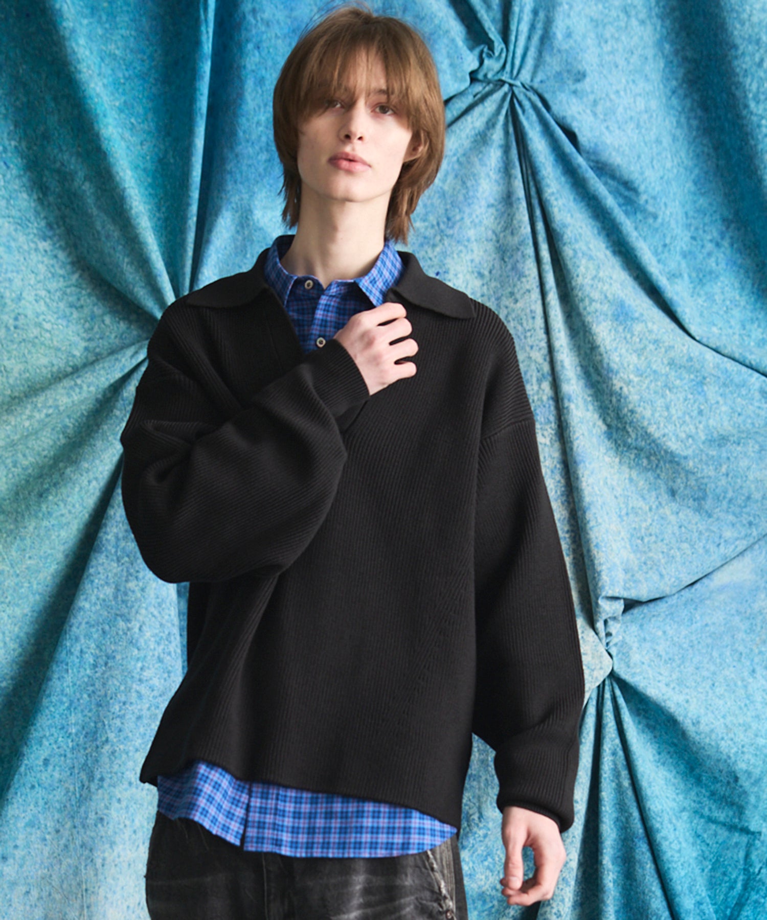 C/A Prime-Over Skipper Knit