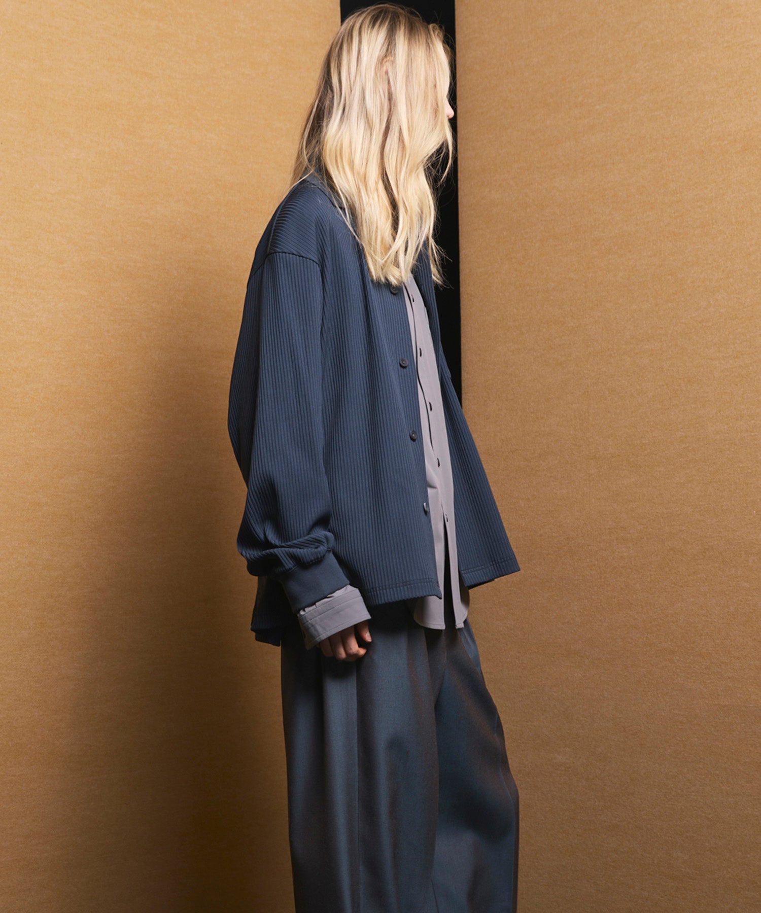 【26SS PRE-ORDER】Omega Rib Prime-Over Long Sleeve Shirt