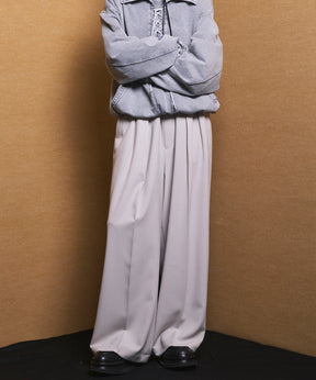 4 Colors Chambray Washable Wool Peaked Lapel Double Breasted Jacket