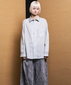 【26ss PRE-ORDER】Deep Front Neck Prime-Over Skipper Shirt