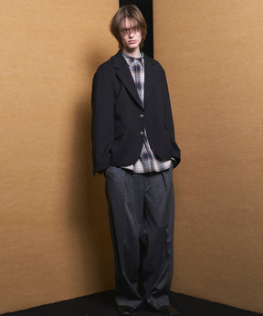 【Italian Dead Stock Fabric】Regular Collar Prime-Over Shirt