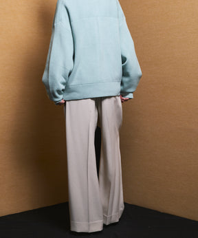 4 Colors Chambray Washable Wool Peaked Lapel Double Breasted Jacket