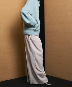 4 Colors Chambray Washable Wool Peaked Lapel Double Breasted Jacket