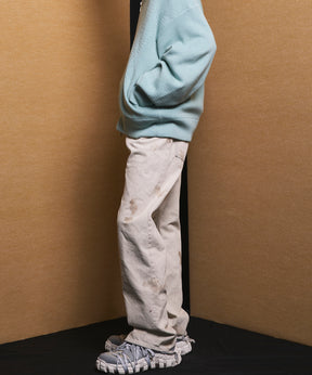 【26SS PRE-ORDER】【Vintage Style Denim Fabric】Semi-flared Denim Pants