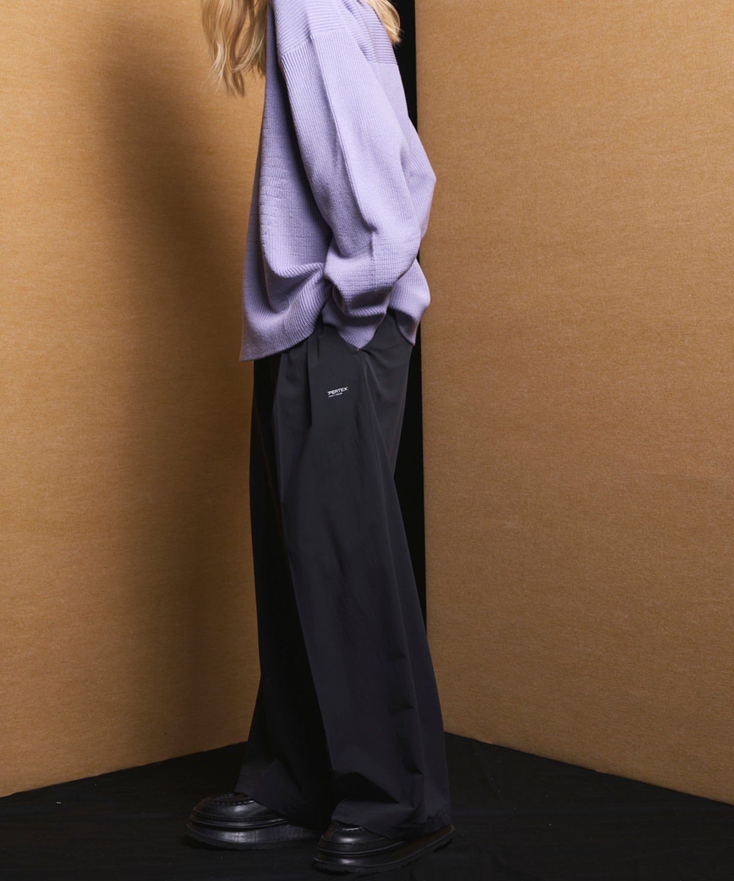 4 Colors Chambray Washable Wool Peaked Lapel Double Breasted Jacket