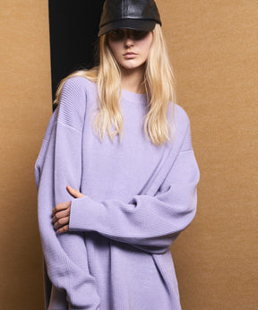 C/A Prime-Over Pullover Crew Neck Knit