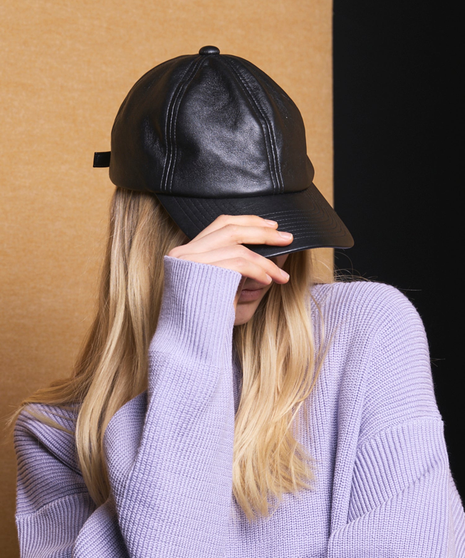 Artificial Leather 6 Panel Cap