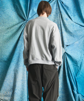 Crew Neck Prime-Over Pullover Sweatshirt