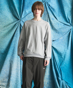 Crew Neck Prime-Over Pullover Sweatshirt