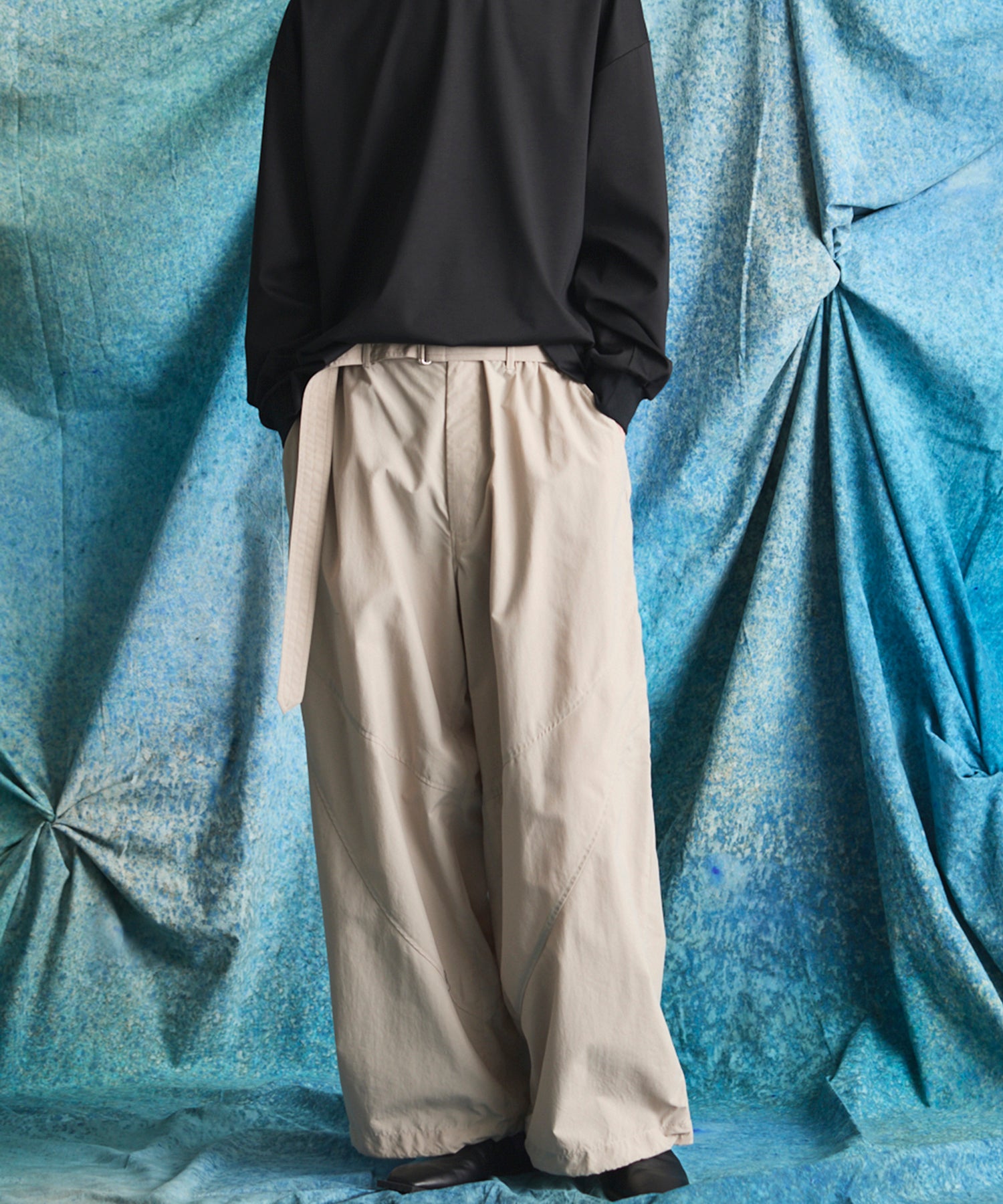 4 Colors Chambray Washable Wool Peaked Lapel Double Breasted Jacket