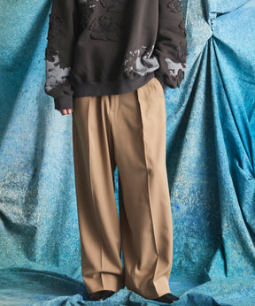 4 Colors Chambray Washable Wool Peaked Lapel Double Breasted Jacket