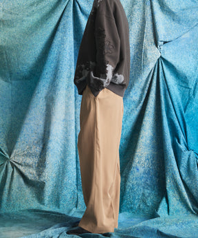 4 Colors Chambray Washable Wool Peaked Lapel Double Breasted Jacket