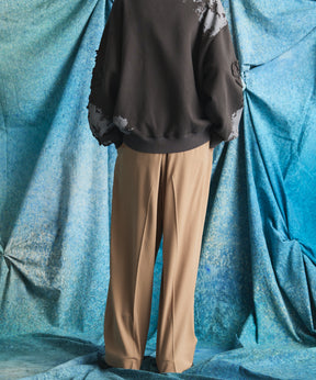 4 Colors Chambray Washable Wool Peaked Lapel Double Breasted Jacket