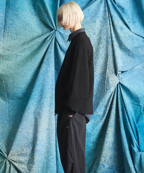 C/A Prime-Over Pullover Crew Neck Knit