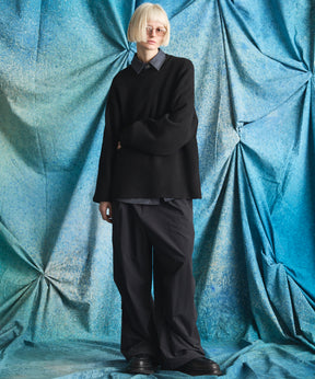 4 Colors Chambray Washable Wool Peaked Lapel Double Breasted Jacket