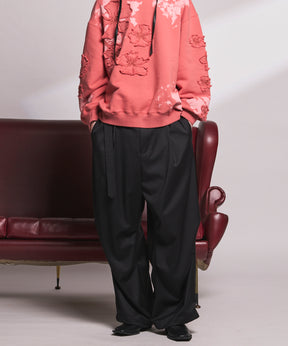 4 Colors Chambray Washable Wool Peaked Lapel Double Breasted Jacket