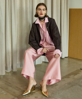 【26SPRING PRE-ORDER】Sheer Bustier Combi Shorts