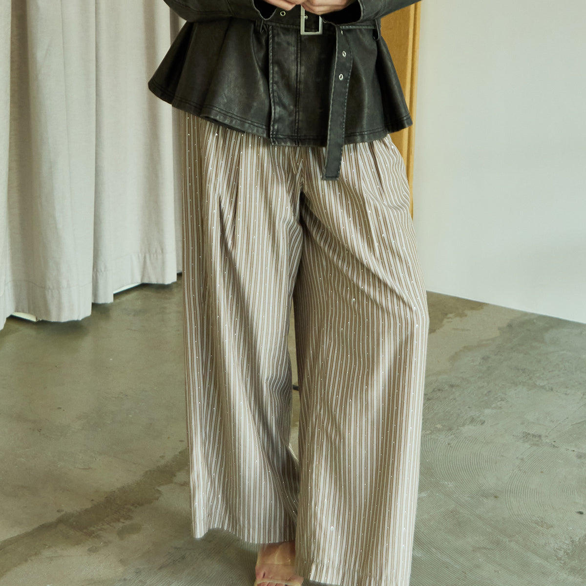 Rhinestone Pajama Pants
