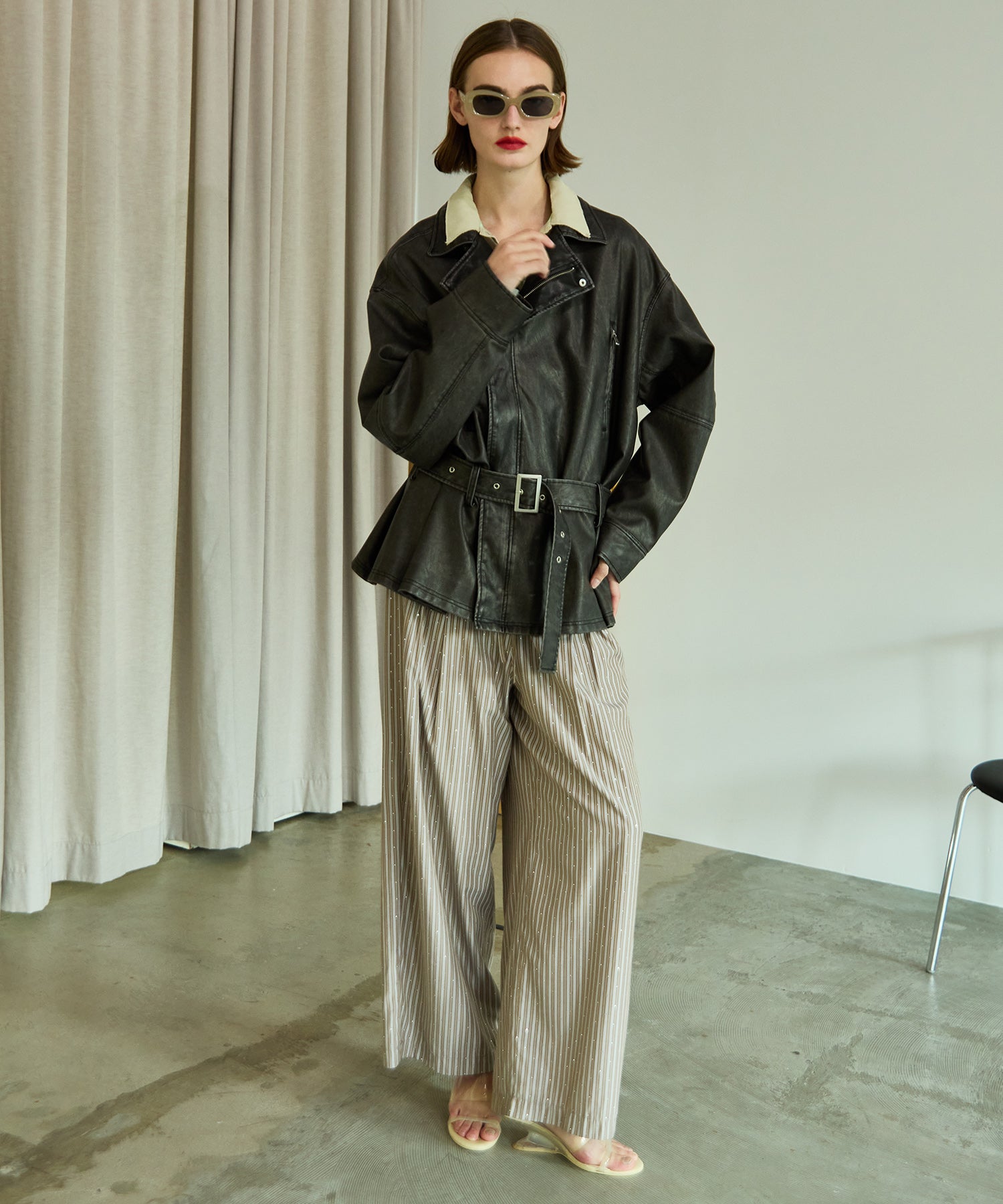 Rhinestone Stone Pajama Pants