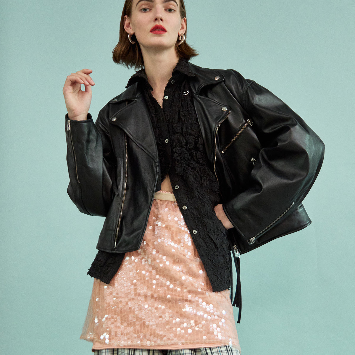 MAISON SPECIAL レザーライダース 02 D.BLK 試着のみ 美品 MAISON SPECIAL｜Leather Riders Jacket | Rakuten Fashion(楽天