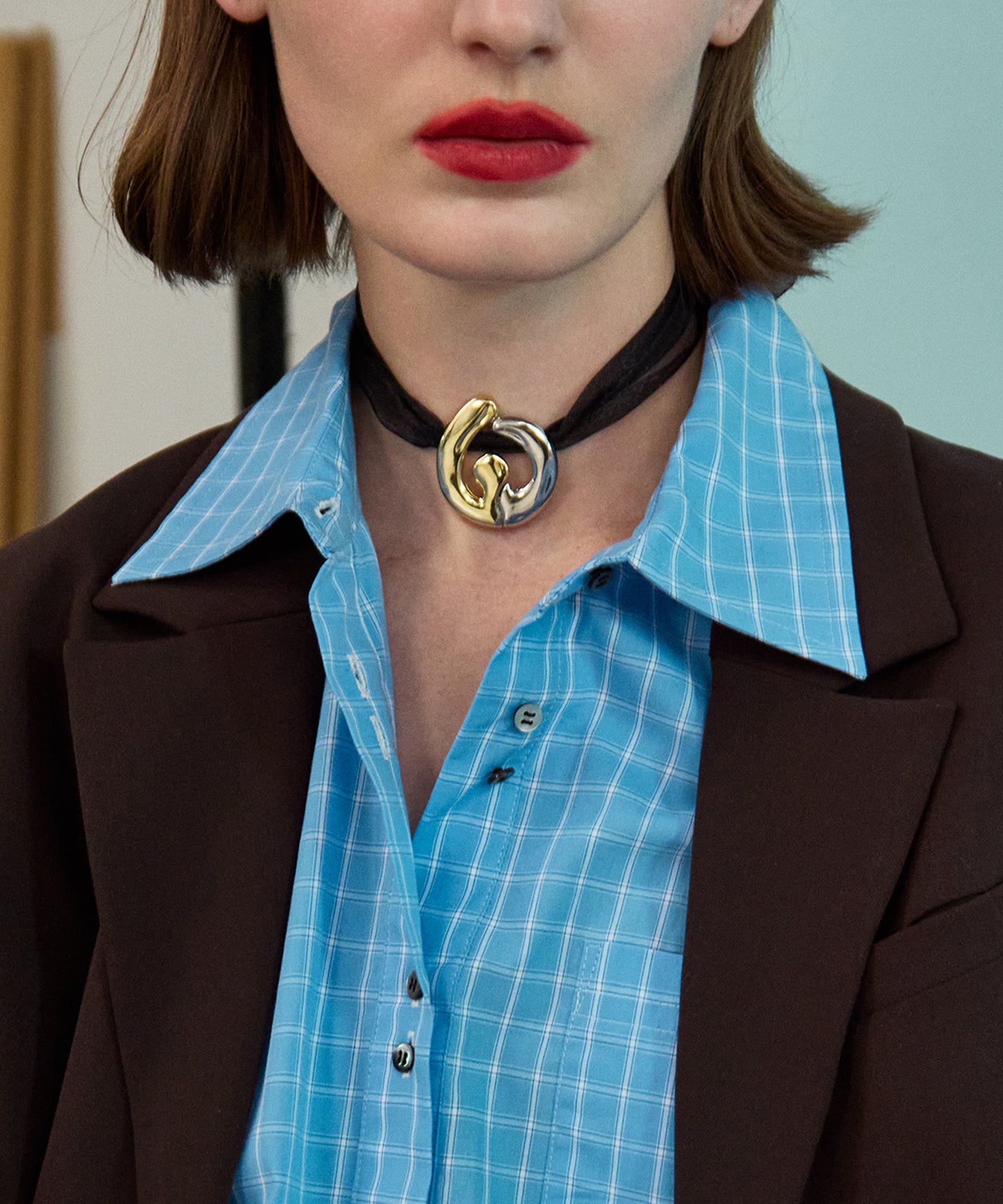 유토피아 스카프 목걸이