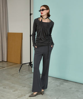 Halter Neck Layered Tops