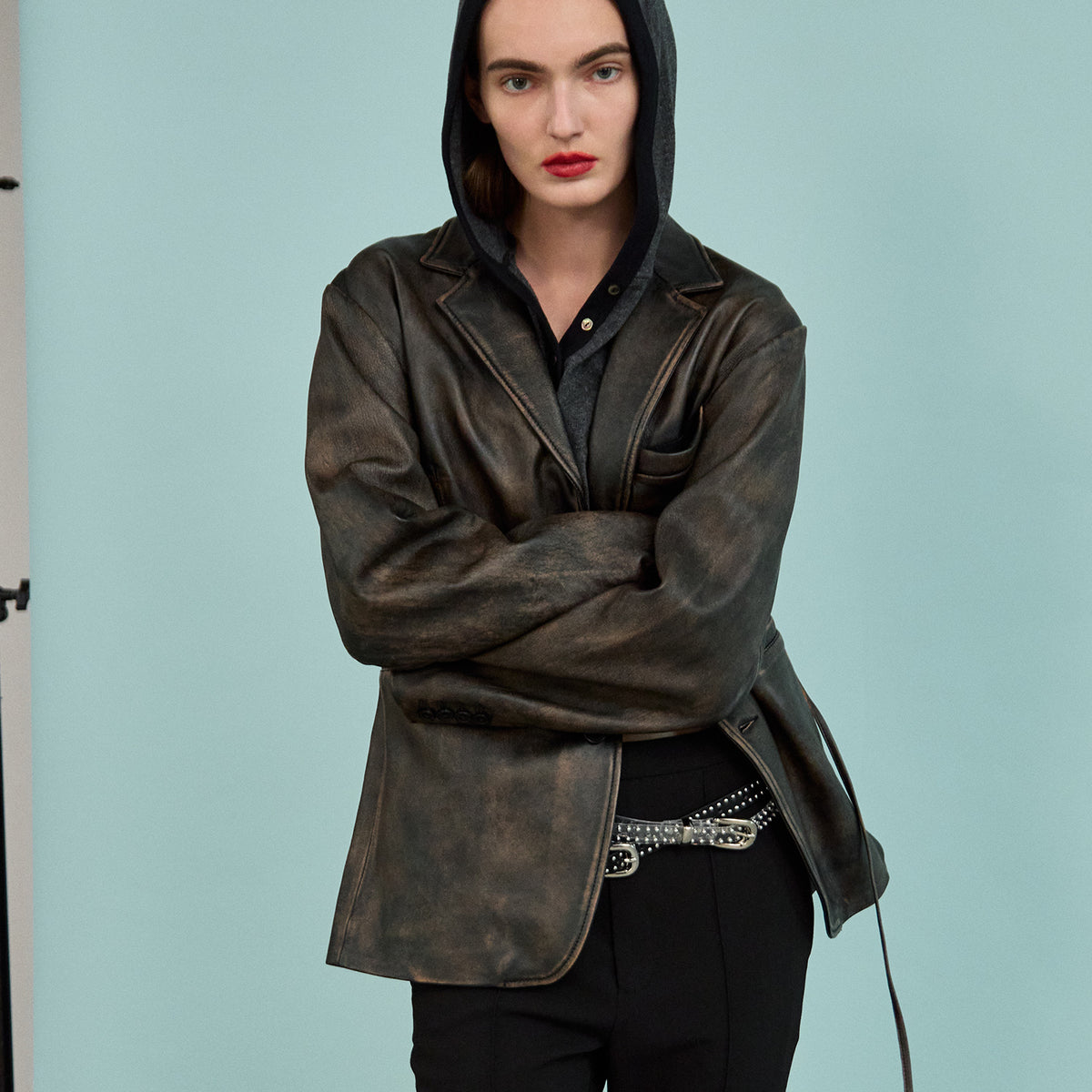 Leather Tailored Jacket