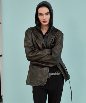 Leather Tailored Jacket