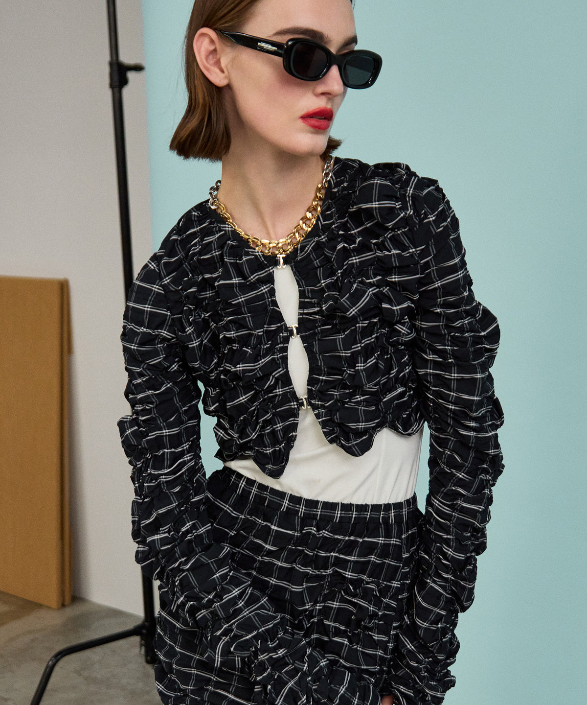 【26SPRING PRE-ORDER】Random Charring Bolero