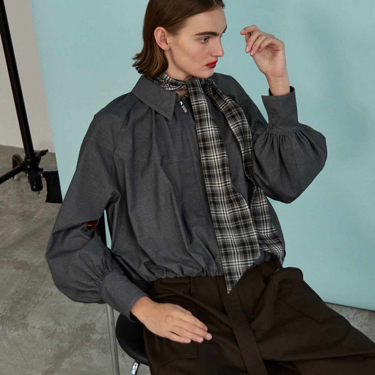 Balloon Zip Shirt