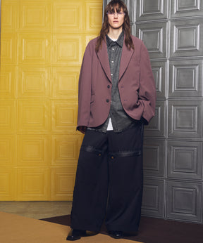 【26SS PRE-ORDER】Inside Out Prime-Wide Zip Flight Trousers