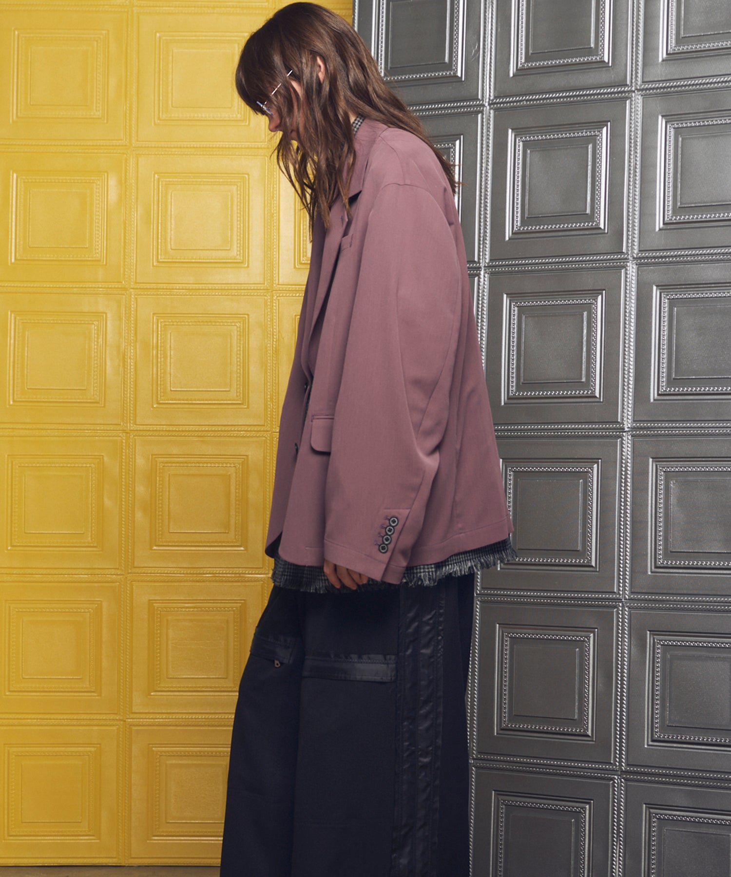 【26ss PRE-ORDER】Crispy Cross Calze Regular-Over 2b Tailored Jacket