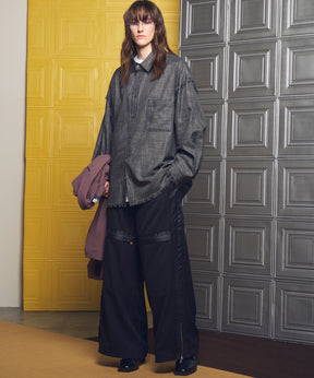 【26SS PRE-ORDER】Inside Out Prime-Wide Zip Flight Trousers