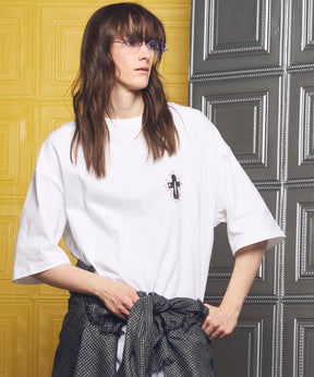 【26ss PRE-ORDER】Flower Patchwork Vintage Like Prime-Over Sweat Zip Hoodie