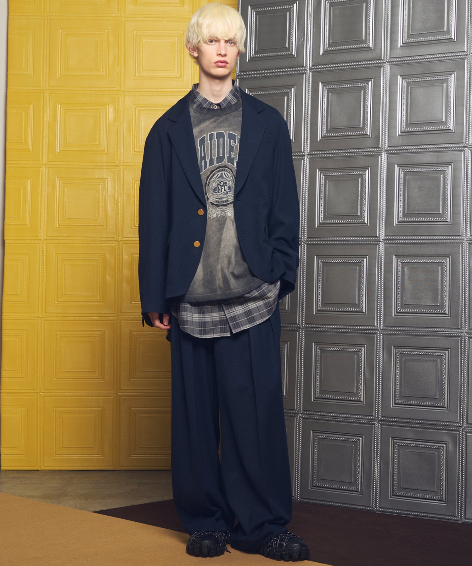 [26SS PRE-ORDER] Clear Trichotine Relax-Over 2B Tailored Jacket