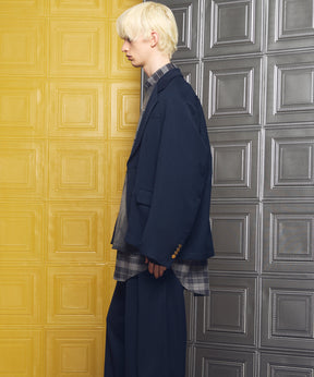 [26SS PRE-ORDER] Clear Trichotine Relax-Over 2B Tailored Jacket
