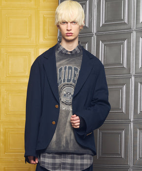 [26SS PRE-ORDER] Clear Trichotine Relax-Over 2B Tailored Jacket