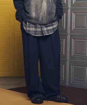 [26SS PRE-ORDER] Clear Trichotine Two-tuck Prime-Wide Slacks