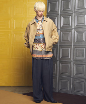 [意大利滞销面料] Prime-Over 常规领重磅法兰绒衬衫外套