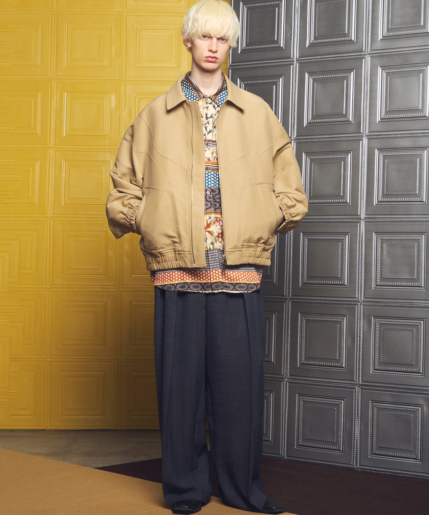 【26SS PRE-ORDER】Triacetate Prime-Wide Two-tuck Slacks