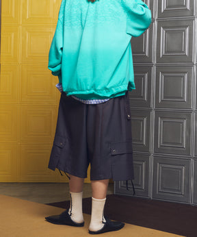 [26SS 预购] 4 色青年布可水洗羊毛 Prime 宽幅工装短裤