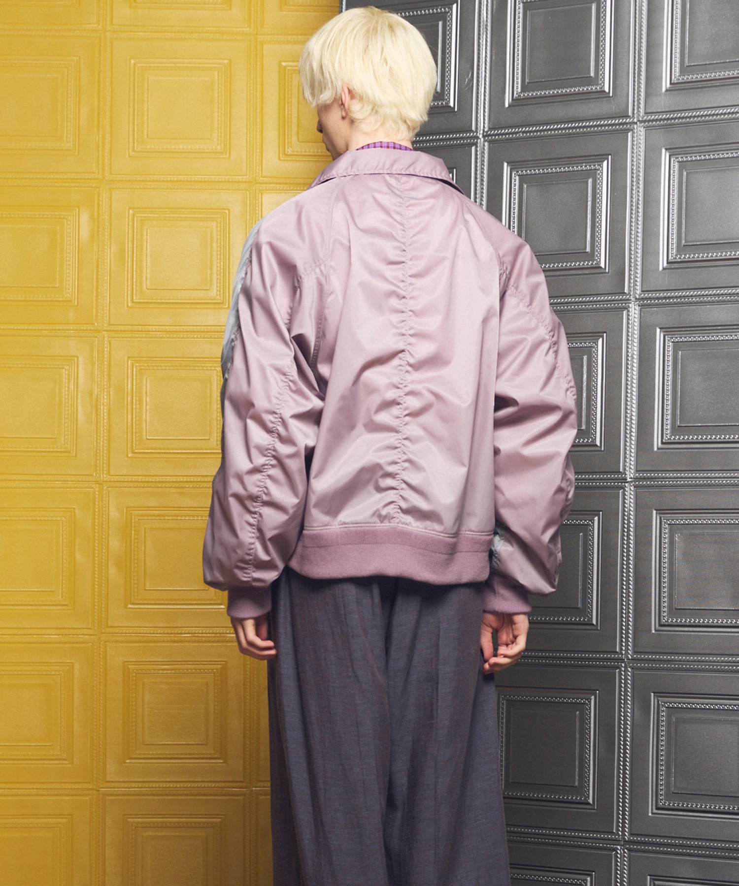 Cotton Bulky Acrylic Blend Prime-Over Gradation Dyeing Knit