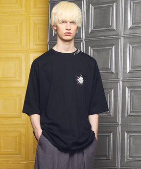 【26ss PRE-ORDER】Flower Patchwork Vintage Like Prime-Over Sweat Zip Hoodie