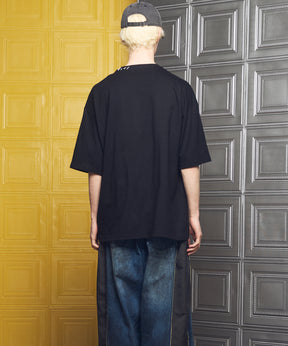 【26ss PRE-ORDER】Flower Patchwork Vintage Like Prime-Over Sweat Zip Hoodie