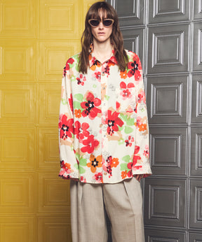 [意大利滞销面料] Prime-Over 常规领重磅法兰绒衬衫外套