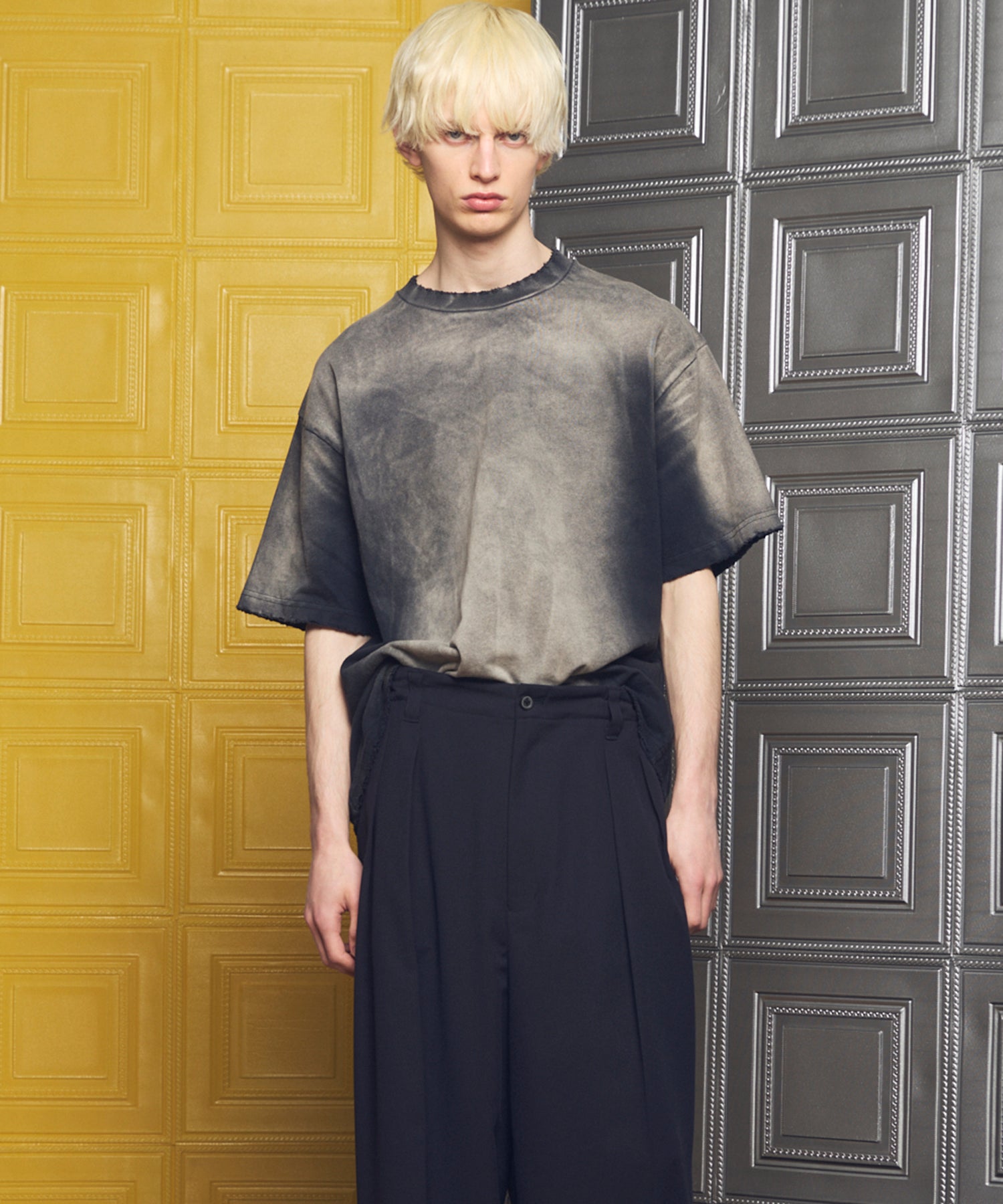 【26ss PRE-ORDER】Flower Patchwork Vintage Like Prime-Over Sweat Zip Hoodie